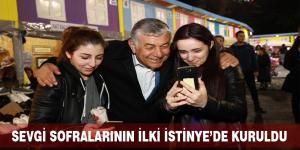 SEVGİ SOFRALARININ İLKİ İSTİNYE’DE KURULDU