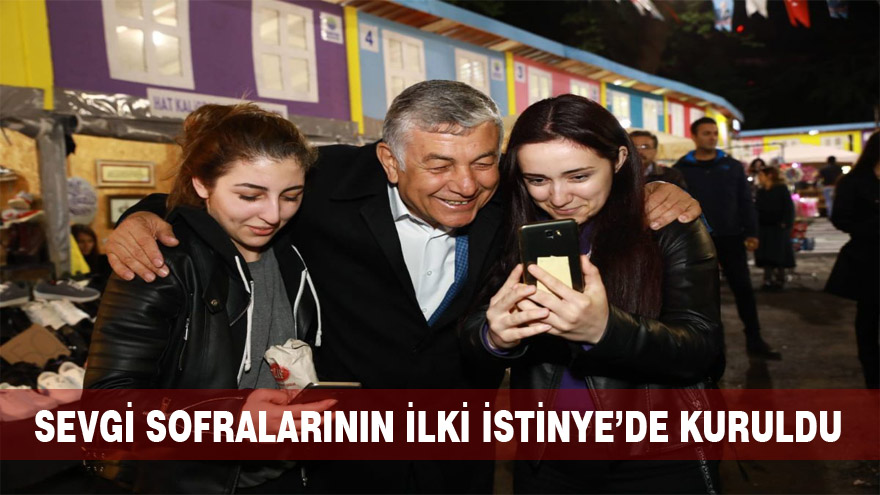 SEVGİ SOFRALARININ İLKİ İSTİNYE’DE KURULDU