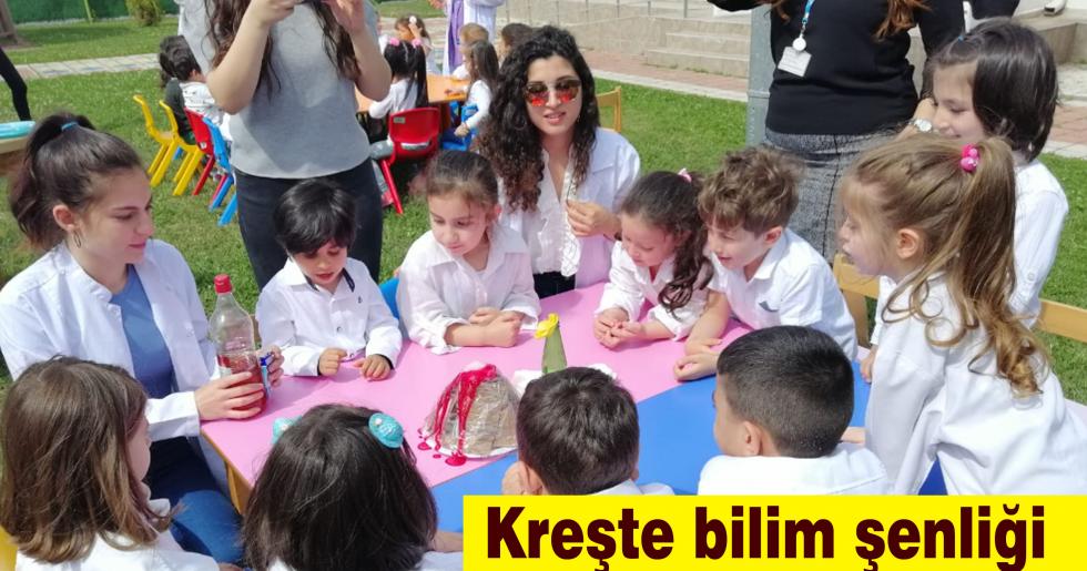 Kreşte bilim şenliği