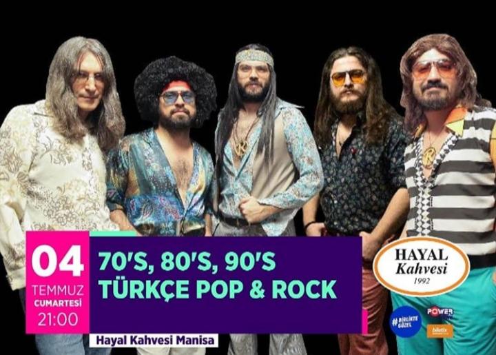 Grup Retrobüs 4 Temmuz Akşamı Hayal Kahvesi Sahnesi’nde!