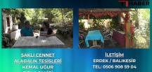 SAKLI CENNET ALABALIK TESİSİ İLE YOLA DEVAM