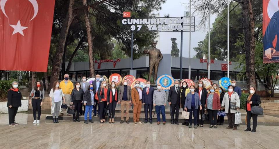 CHP İzmir Tire İlçe Teşkilatının neferleri: “Cumhuriyetimizin 97. yılında, ATA’mızın izinde ve CHP’nin gölgesindeyiz!