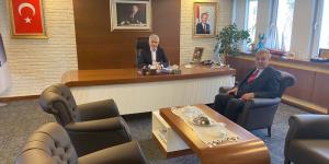 ALİ SÖKMEN `DEN ŞEBİNKARAHİSAR BELEDİYE BAŞKANI ŞAHİN YILANCI ` YA ZİYARET