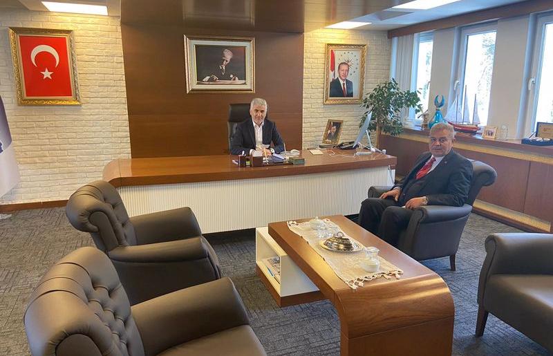 ALİ SÖKMEN `DEN ŞEBİNKARAHİSAR BELEDİYE BAŞKANI ŞAHİN YILANCI ` YA ZİYARET