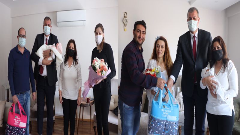 HOŞ GELDİN BEBEK PROJESİ BAŞKAN DURAN’IN ZİYARETLERİ İLE BAŞLADI