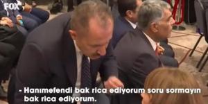 Adalet Bakanı Basın Danışmanından, muhalif muhabire talimat: Soru sormayın