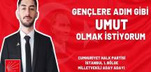 Umut Can Fırat CHP’den Aday Adayı oldu