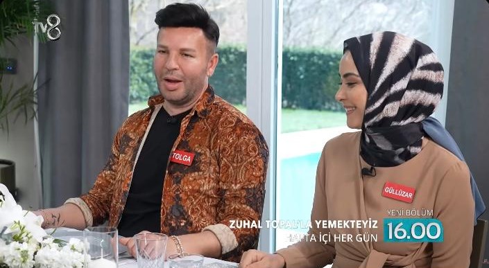 Tolga Kuru, TV8 Zuhal Topal’la yemekteyiz programında