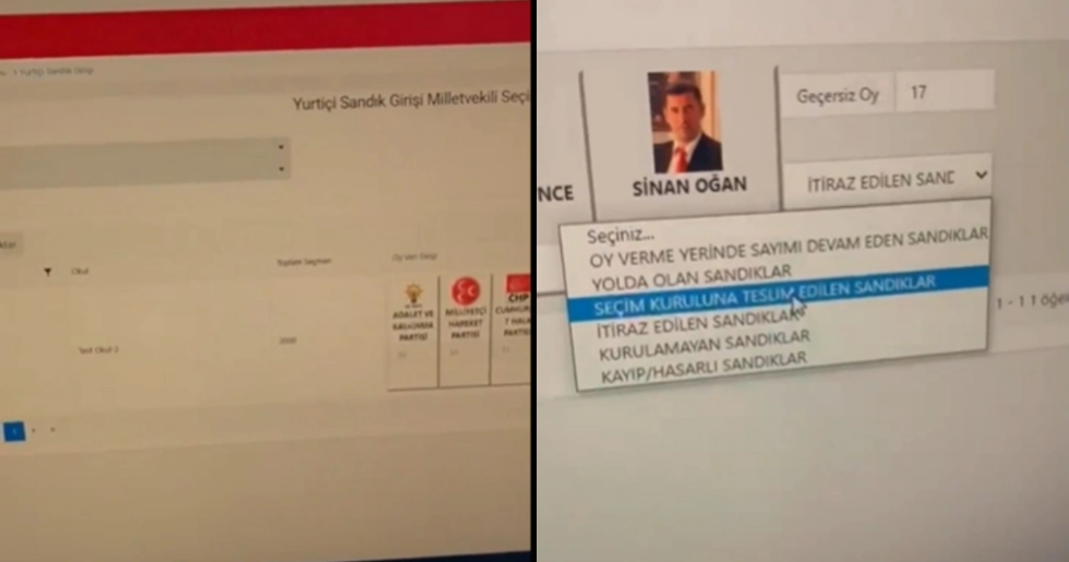 İçişleri Bakanlığı’nda paralel seçim kurulu: İşte CHP’li Erkek’in paylaştığı görüntüler