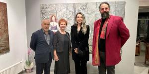İranlı ressam soyut galeri Çankaya’da kişisel sergi düzenledi