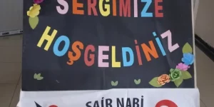 Şair Nabi Ortaokulu’ndan büyük ilgi gören sergi