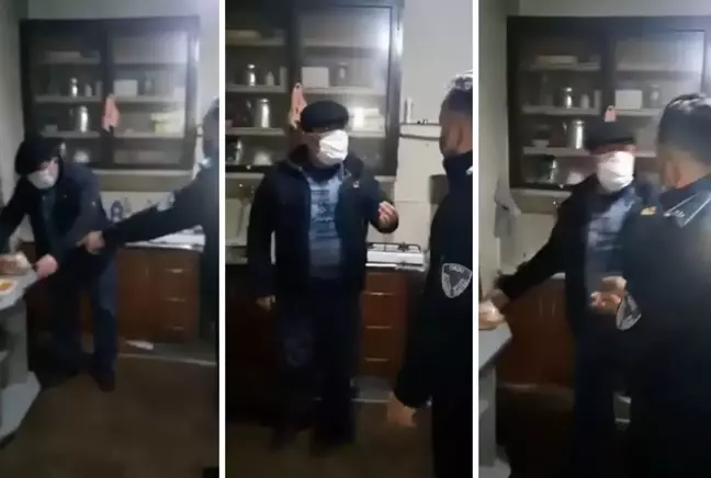 Zabıtadan yemek götürdüğü vatandaşa skandal sözler