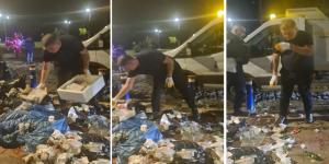 Başkan Tugay Kordon’da çöp topladı; Sendika Başkanı Ercan Gül ile tartıştı