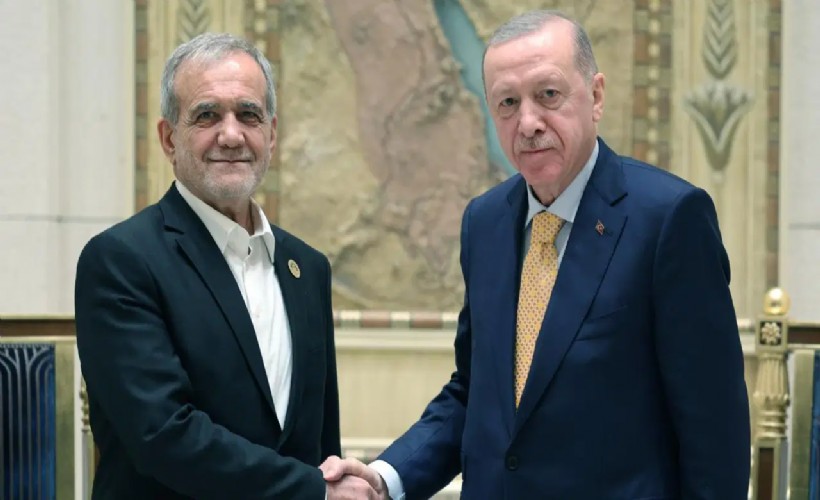 Erdoğan temas, İran Cumhurbaşkanı ile görüştü