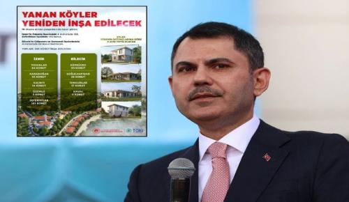 Bakan Kurum açıkladı… İzmir’de iki ilçede 281 konut inşası!