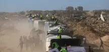 Gıda ve Meyve Yüklü Tırlar Gazze Şeridi’ne Giriş Yaptı