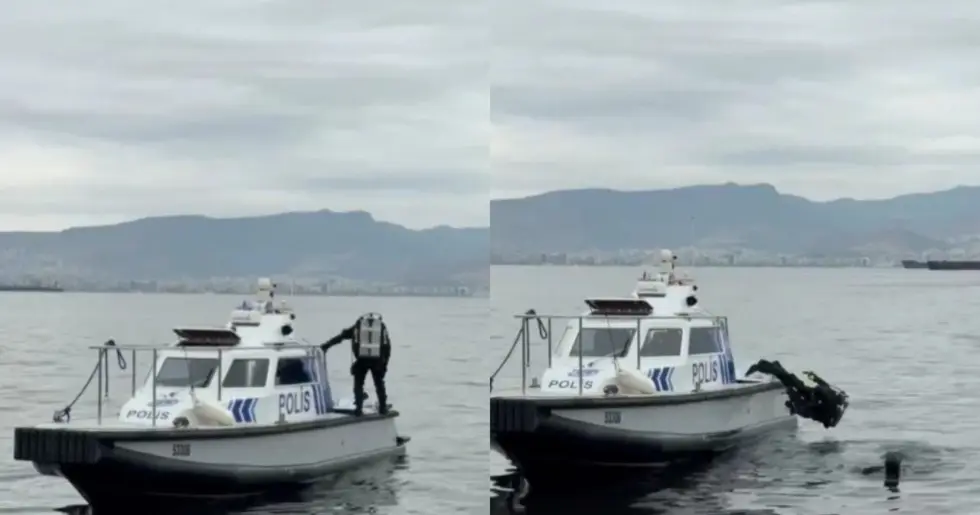İzmir Karataş Sahili’nde Balıkçının Oltasına Kafatası Takıld