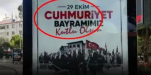 Muğla’da 29 Ekim Afişlerinde Yazım Hatası Tepki Çekti