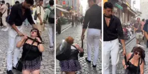 İstanbul’un Göbeğinde Tartışma Yaratan Görüntü