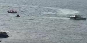 Bodrum Açıklarında Kaçak Göçmen Botu Battı