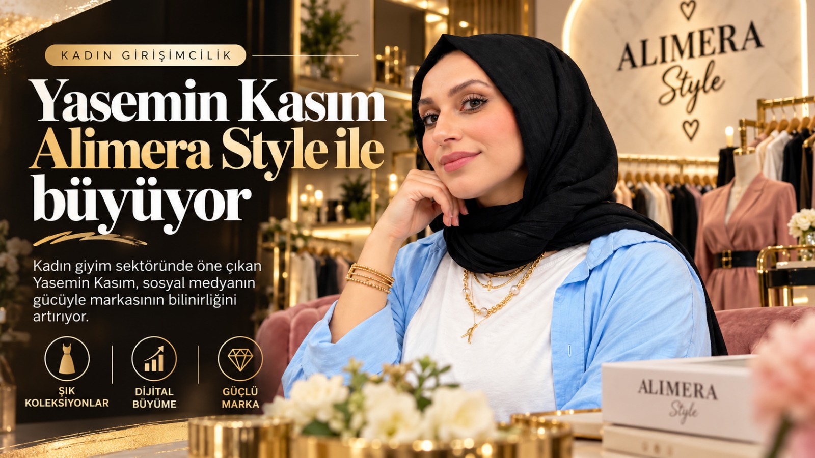 Yasemin Kasım, Alimera Style ile Dijital Dünyada Büyüyor!